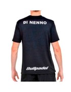 CAMISETA BULLPADEL MOFERO  NEGRO DI NENNO OFICIAL PREMIER PADEL