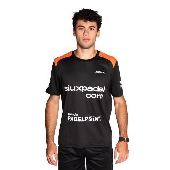 CAMISETA OFICIAL SIUX LEO NEGRA